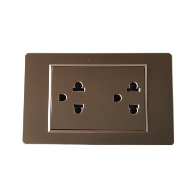 15A 118 Typ American Standard Socket Złote gniazdo z sześcioma otworami 110-250 V